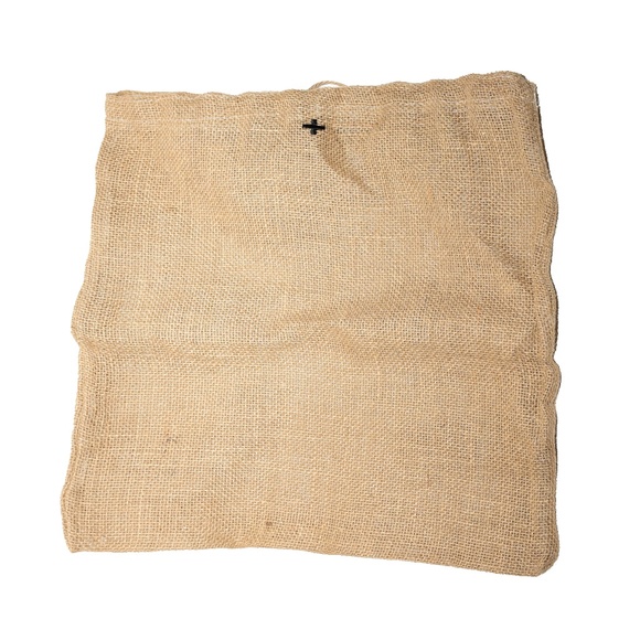Siberia Hills Embroidered Burlap Sack - Picture 1 of 4